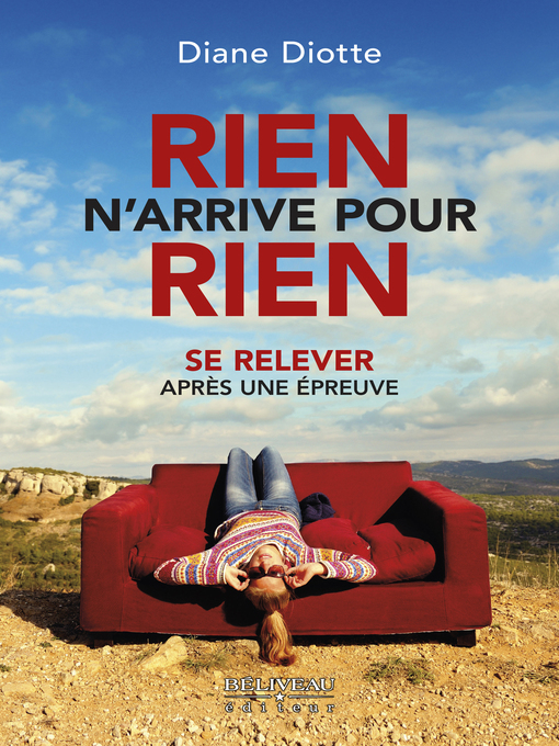 Cover image for Rien n'arrive pour rien